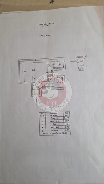 Ultracentral | Investitie | Garsoniera | Semidec | 31mp | B11266